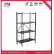 80kgs Wire Grid Display Racks 0.9m 1.8m 6 Tier Commercial Shelving