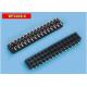 Stable 2.54mm Pin Header Connector DC3 Simple Horn Pin Socket Jane Cattle Bending Feet