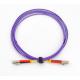 OM4 DX 3m Lc Lc Patch Cord , 850nm Wavelength 100G Fiber Optic Cord