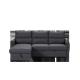 Durable Antiwear Retractable Couch Bed , Breathable Sleeper Couch With Storage