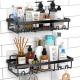 Home Farmhouse Wall Inside Organization and Storage Decor Accessories Shower Caddy Shelf Organizer Rack