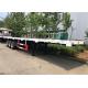 Steel Three Axle 12R22.5 Shipping Container Trailer