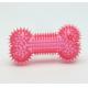 Customize Pink Plastic Toy Dog Bones ODM Service BSCI Certification