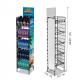 Metal display racks changable poster for soft drinks shampoo free standing wire display racks