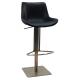 Recyclable Leather 78cm Stainless Steel Swivel Counter Stools