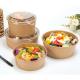 Customized Size Stocked Fully Recyclable PLA Coated Paper Food Container Soup Bowls