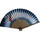 Bamboo Customized Hand Fans Print Fabric Ladies Fan Small Fan