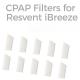 Pressure of 15bar Bacterial Viral Filter Paper for Resvent iBreeze Filter CPAP Filter