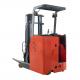 Electric Reach Truck Reach Forklift VNA Stand On Type 1500kg Loading