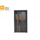 Solid Structure Fireproof Entry Doors Environment Friendly 90 Minute Fire Grade