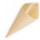 180mm Pine Biodegradable Sweet Disposable Serving Cone for Wood Ice Cream
