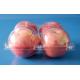 fruit packaging container for apples 4 pcs disposable plastic fruit packaging punnets FDA EU offer