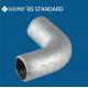 90 Degree Malleable Iron And Steel Fittings Solid Elbow For Electrical Conduit
