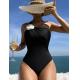 Full Length Swimsuit Perfectly Suited For Swimming Pool Black Sexy Bikini Swim Wear One Piece