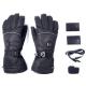 Anti Slip Thermal Heat Gloves  PU Leather Composite Fiber Heating Element