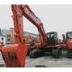 Orange DX300LC Used Doosan Excavator 7530mm Radius Made In 2018