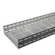 Lightweight  Perforated Metal Cable Tray Galvanized Steel Cable Tray Customized