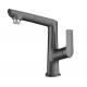 Lizhen Hwa.Con Gun Gray Stainless Steel Pull Out Kitchen Faucet Hot and Cold Mixer Tap