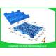 Single Faced Plastic Export Pallets , 3 Skids Industrial Plastic Pallets For Food Industry
