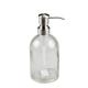 Liquid Refillable Glass Shampoo Bottles With Pump Plastic Screw On Closure Type