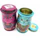 12000pcs Round Gift Tin Cans With 4 Color Print ODM