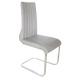 Eco Friendly Chrome Dining Room Chairs Glossy Guestroom Use Maintain Free