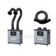 200W Intelligent Solder Smoke Extractor Portable Two Flexible Arm