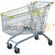 Commercial Supermarket Grocery Shopping Cart 180 Litres Volume With EVA + PP Wheel