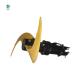 Yellow Banana Impeller Submersible Mixers Sewage Electric QDT4/4