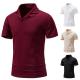 95% Polyester 5% Spandex OEM T Shirts Mens Lapel Fitness POLO Shirts