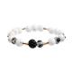 OEM Shambhala Rock Ball Crystal Stretchy Bracelets Twinkling For Young Lady Wear