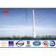 Electricity pole steel electric power poles Steel Utility Pole with cross arms