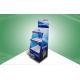 3 Shelf Home Products Cardboard Retail Display Stands Double Sided Printing