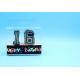 Handmade Glitter Black Birthday Candles With Silver Laser Paillette Customized Logo