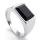 Tagor Jewelry Super Fashion 316L Stainless Steel Casting Rings Collection PXR025