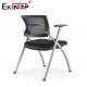 Iron Mesh Training Room Chair With Black Mesh Backrest Foam Cushion Foldable