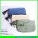 LUDA new summer designer straw bags various color knitted paper straw clutch bag