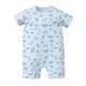 2023 Summer In Stock 100% Cotton Baby Jumpsuit Factory Reasonable Price Baby Rompers Short Sleeves Baby Clothing
