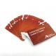 Custom Printed Eco Friendly 300gsm Coated Paper Playing Cards With Plastic Packaging