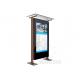55 Inch Outdoor Touch Screen Kiosk 178 / 178 Viewing Angle For Gas Station
