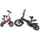 Inflated Tire Electric Folding Road Bike , Ultra Light Full Size Folding Bike