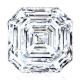 4.02CT Lab Grown CVD Diamond Asscher Shape E Color For Jewelry Decoration