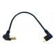 Type C Right Angle USB Data Cable Connector 10 Gbps Transfer Speed For Audio
