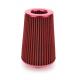 Installtion Easily Funnel Air Filter 230 Mm Height With Deep Red Color