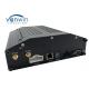 HDD Car 3G Mobile DVR 4 Channel Full HD RJ45 / VGA Output With Mouse Operating