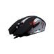 RECCAZR MS320 Computer Gaming Mouse wired with red led,  for Laptop PC Computer Gamer Ergonomic Gaming Mouse