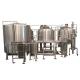 2000L 3 Vessel Brewhouse Fired Direct Heating Manual Beer Brewery Equipment
