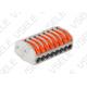 Eight Port Wire Junction Connector / Transparent Fast Wiring Connector