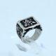 FAshion 316L Stainless Steel Ring With Enamel LRX251