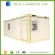 Mobile sandwich panel insulated 20 ft prefab container house for living